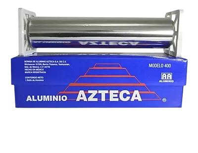 AZTECA PAPEL ALUMINIO MODELO 400 AZUL