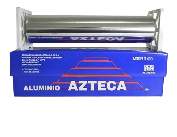 AZTECA PAPEL ALUMINIO MODELO 400 AZUL