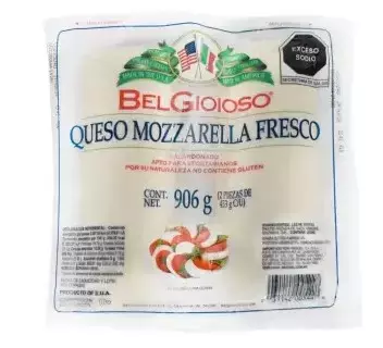 BELGIOIOSO QUESO MOZZARELLA FRESCO 906 G