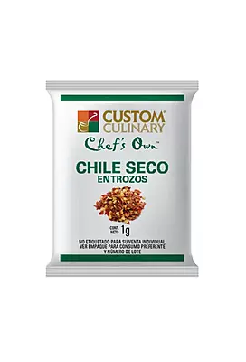 CUSTOM CULINARY CHILE SECO 1000 PZAS DE 1 G