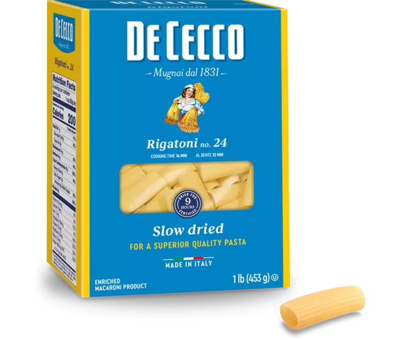 DE CECCO PASTA RIGATONI NO 24 454G