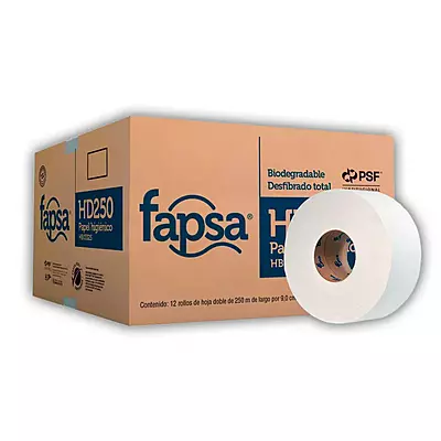 FAPSA PAPEL HIGIENICO HD250M 250 MTS 1 PZ