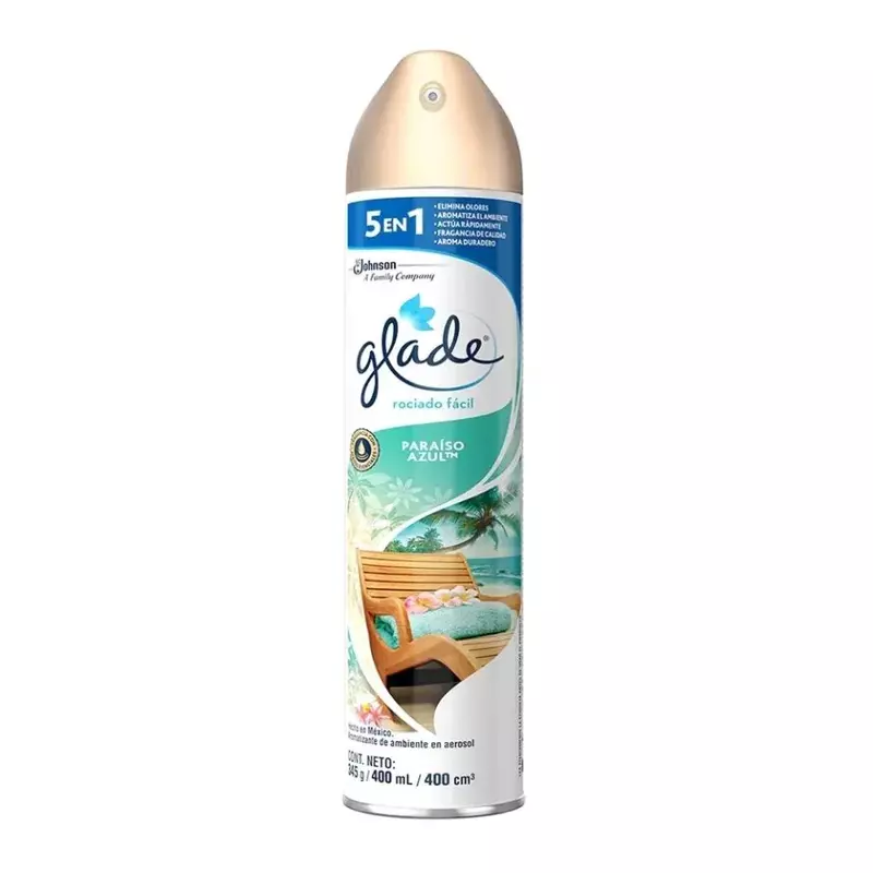 GLADE AROMATIZANTE PARAISO AZUL 400 ML