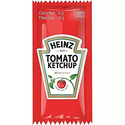 HEINZ CATSUP 1000 PZAS DE 9 GR