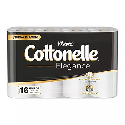 KLEENEX PAPEL HIGIENICO COTTONELL 16 ROLLOS
