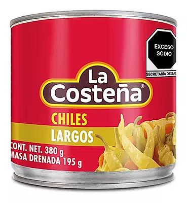 LA COSTEÑA CHILES LARGOS 380 G