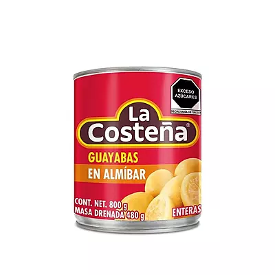 LA COSTEÑA GUAYABAS EN ALMIBAR 800 G