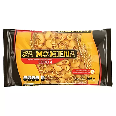 LA MODERNA SOPA CODO NO 4 200 G