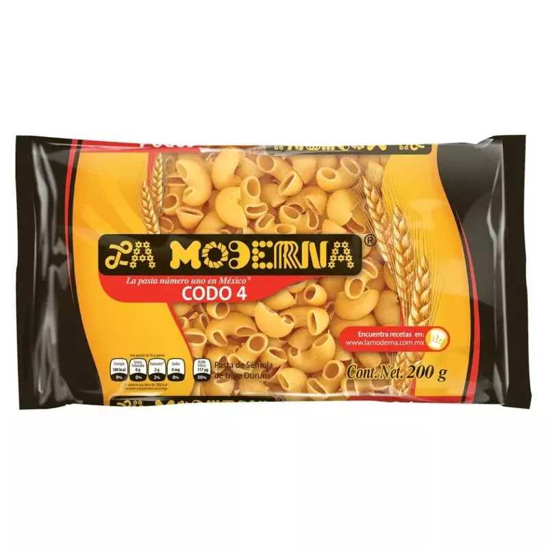 LA MODERNA SOPA CODO NO 4 200 G