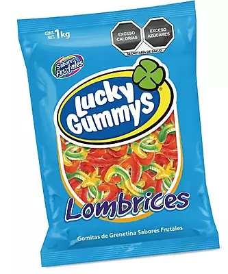 LUCKY GUMMYS GOMITAS LOMBRICES 1 KG