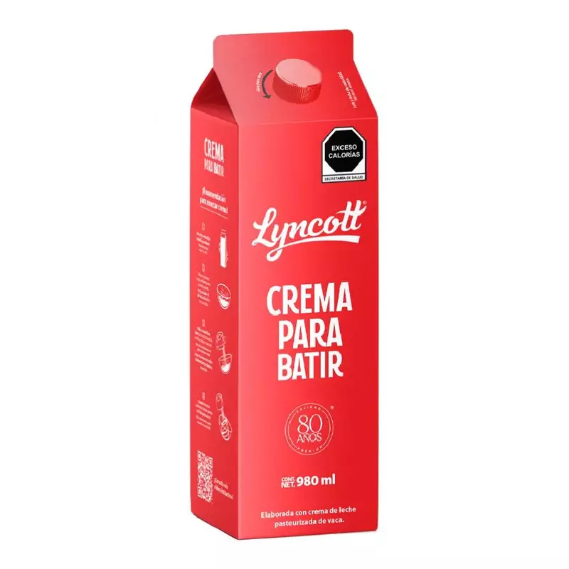 LYNCOTT CREMA PARA BATIR 980 ML