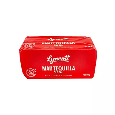 LYNCOTT MANTEQUILLA EN BARRA 1 KG