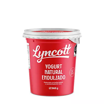 LYNCOTT YOGURT NATURAL 960 GR
