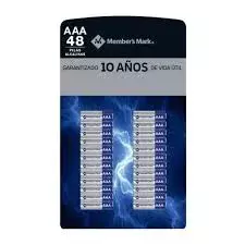 MEMBERS MARK PILAS AAA 48 PIEZAS