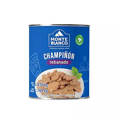 MONTE BLANCO CHAMPIÑONES REBANADOS 2.83 KG