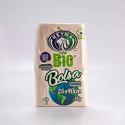REYMA BOLSA ASA BIO 25X40 1 KG