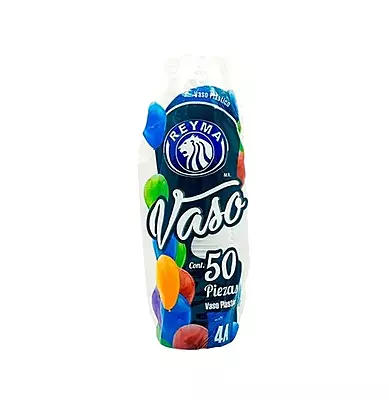 REYMA VASO PLASTICO 4 OZ A4 50 PZAS