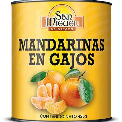 SAN MIGUEL MANDARINA EN ALMIBAR 425 G