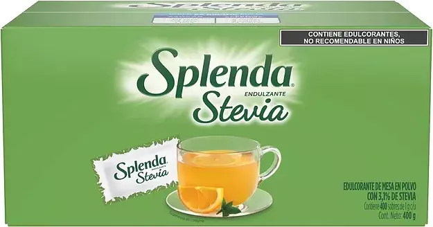 SPLENDA STEVIA 400 PZAS DE 1 G