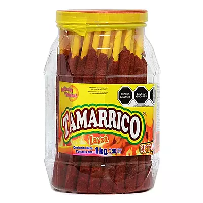 TAMARRICO BANDERILLA DE TAMARINDO CON CHILE 1 KG